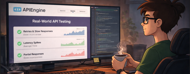 APIEngine simulating real-world API behavior